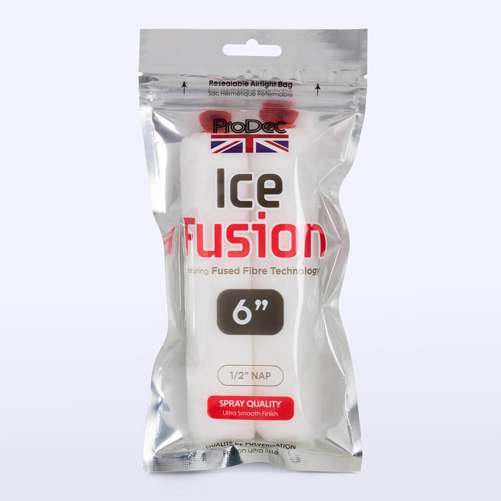 2pk 6″ Ice Fusion Roller Covers 1/2″ nap