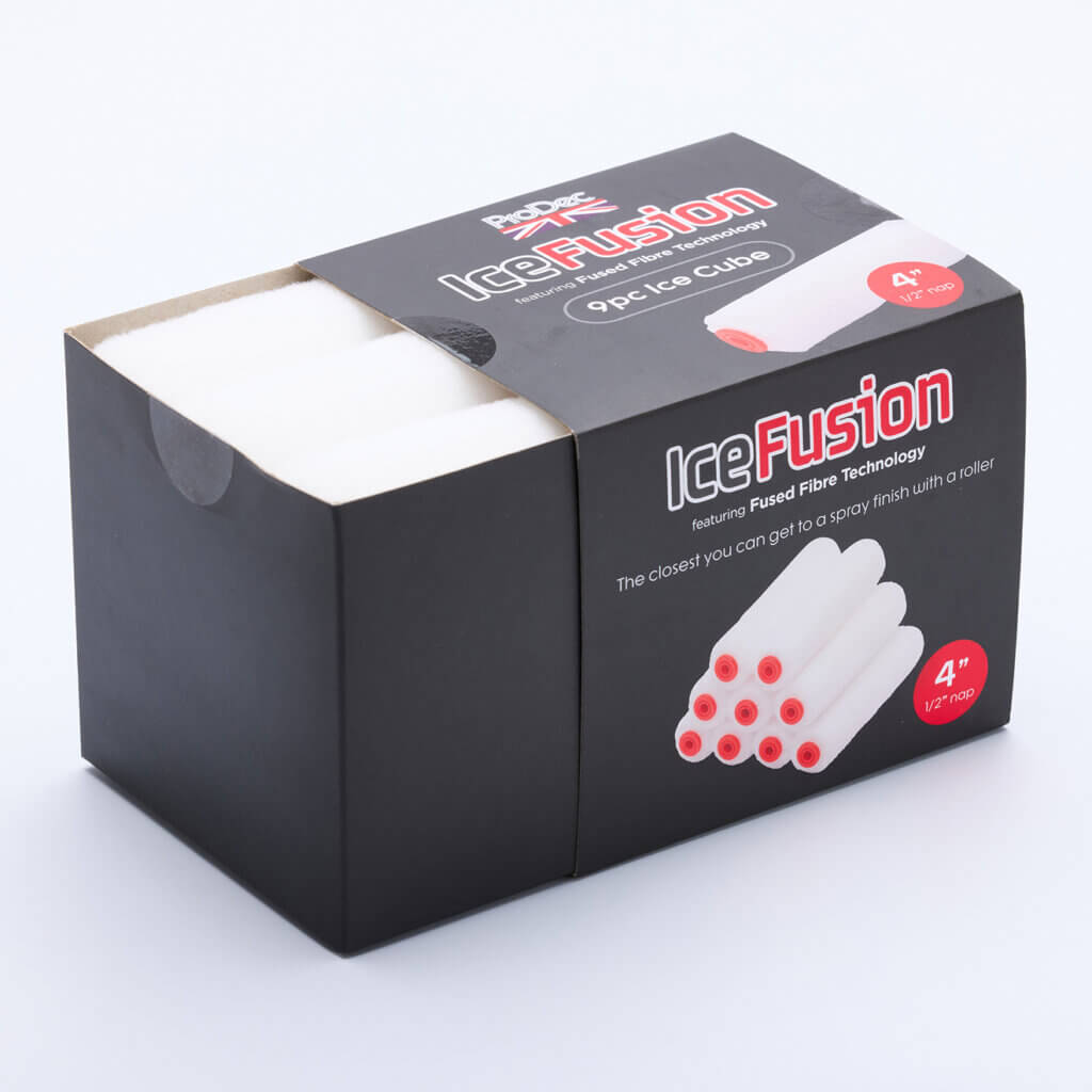 9pc Ice Cube 4″ Ice Fusion Roller Covers 1/2″ nap