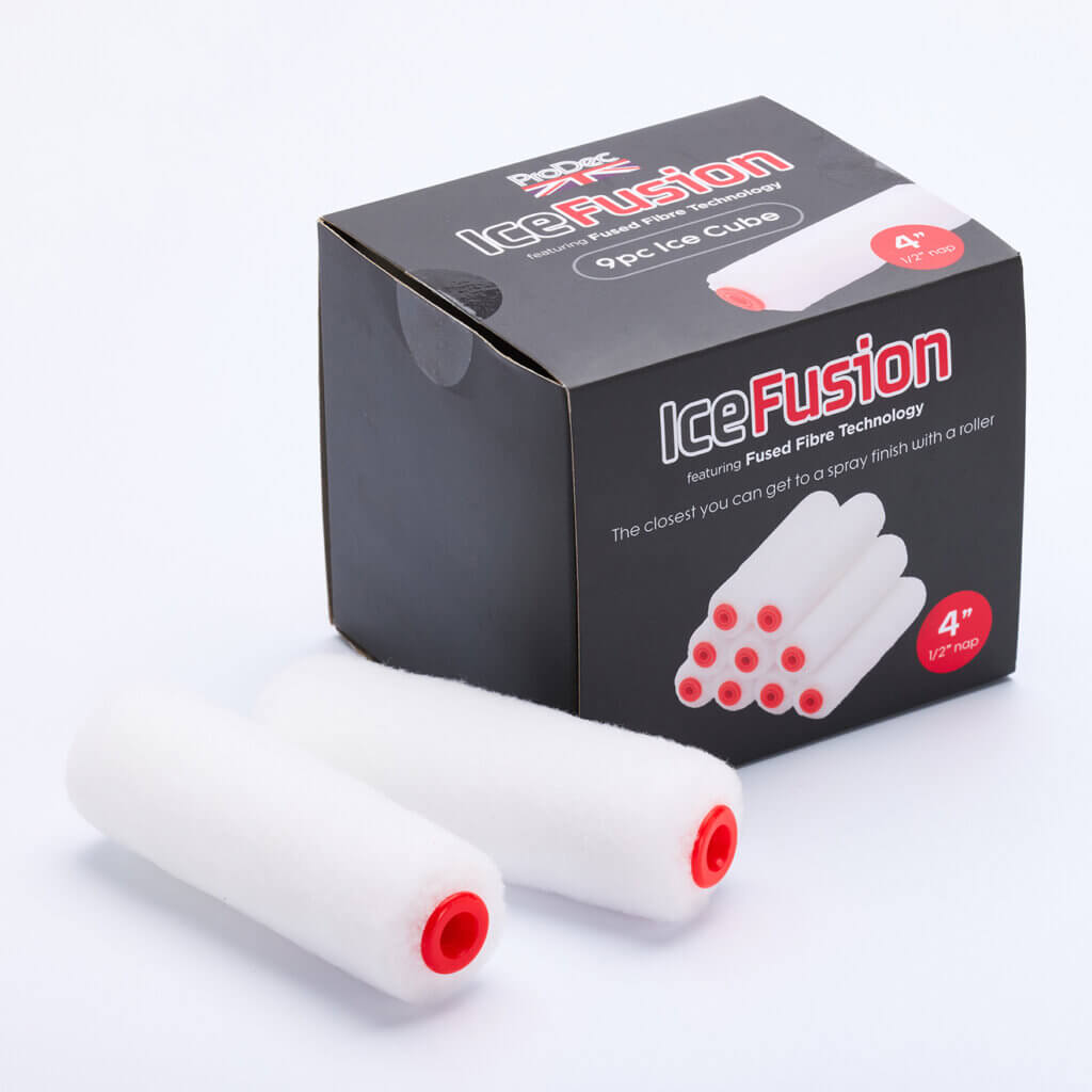 9pc Ice Cube 4″ Ice Fusion Roller Covers 1/2″ nap
