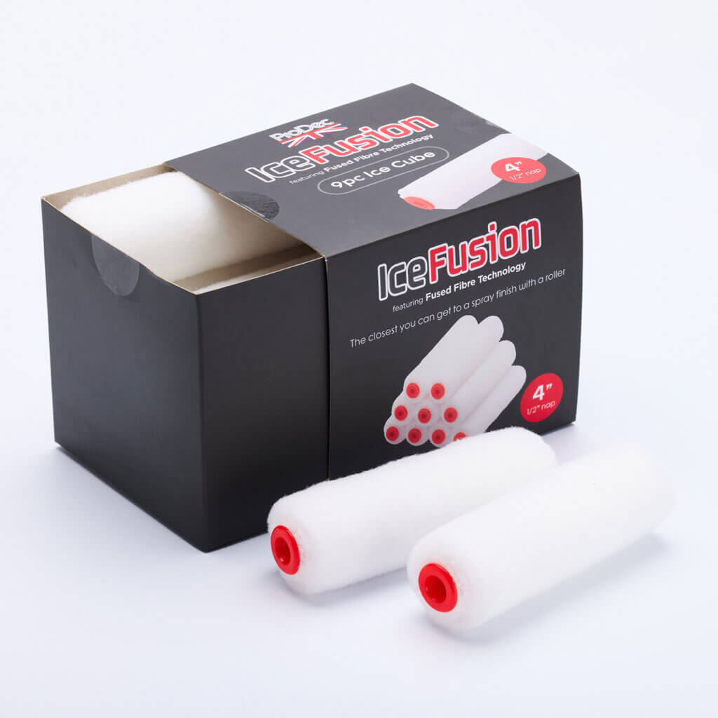 9pc Ice Cube 4″ Ice Fusion Roller Covers 1/2″ nap