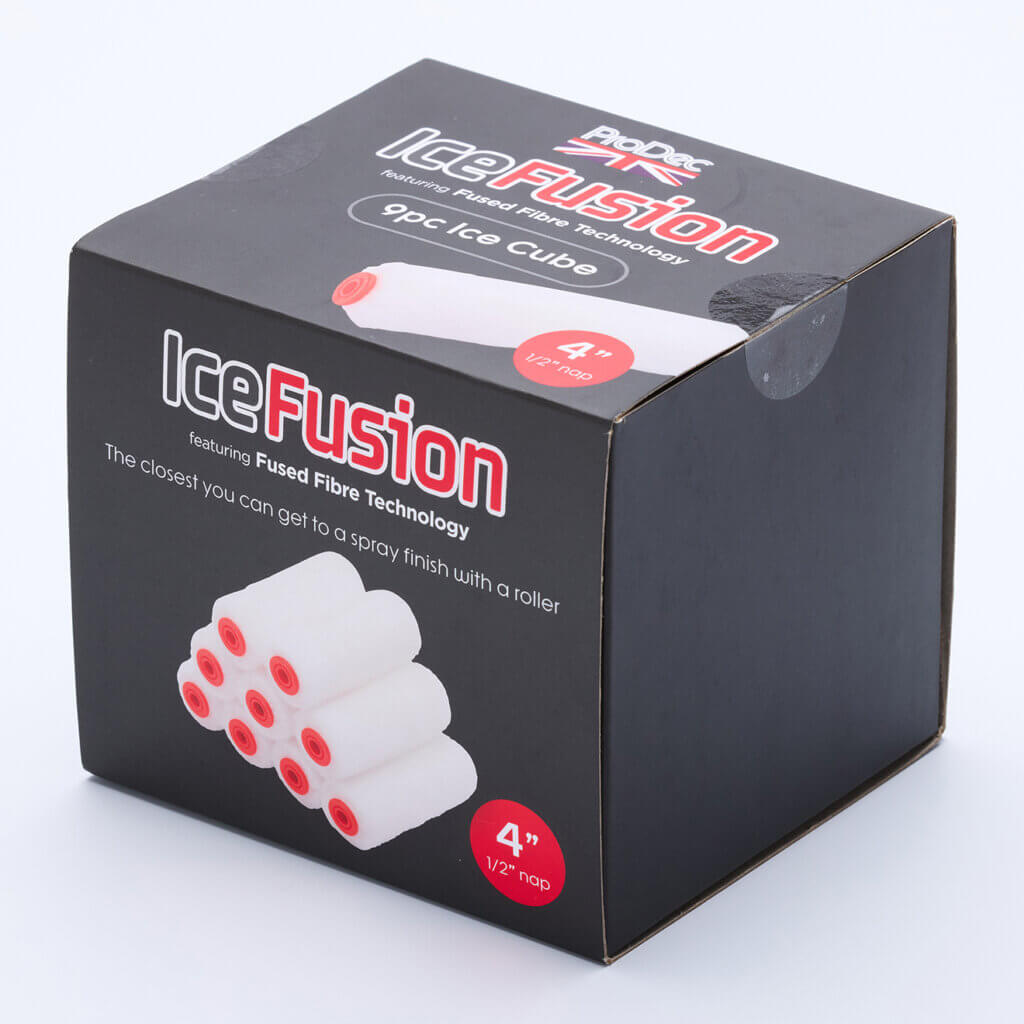 9pc Ice Cube 4″ Ice Fusion Roller Covers 1/2″ nap