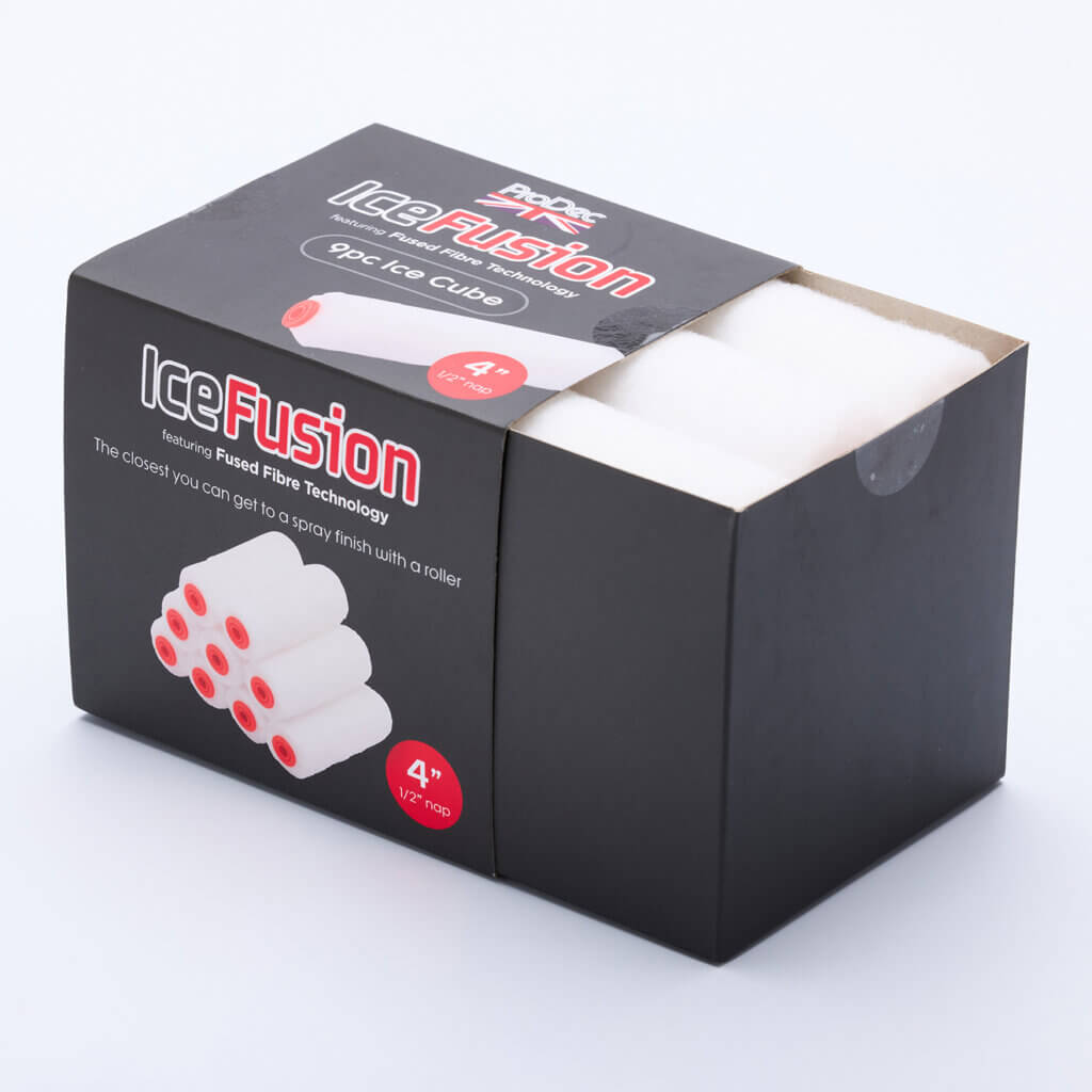 9pc Ice Cube 4″ Ice Fusion Roller Covers 1/2″ nap