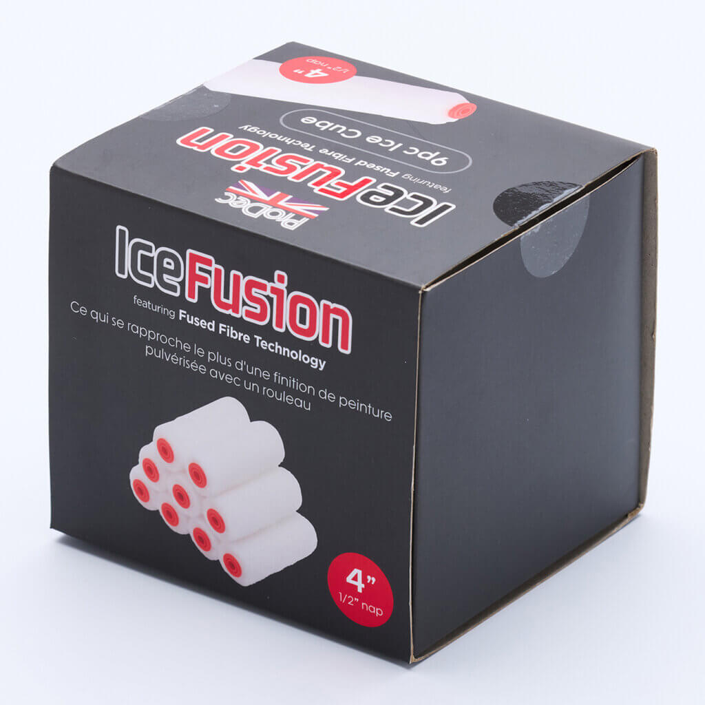 9pc Ice Cube 4″ Ice Fusion Roller Covers 1/2″ nap