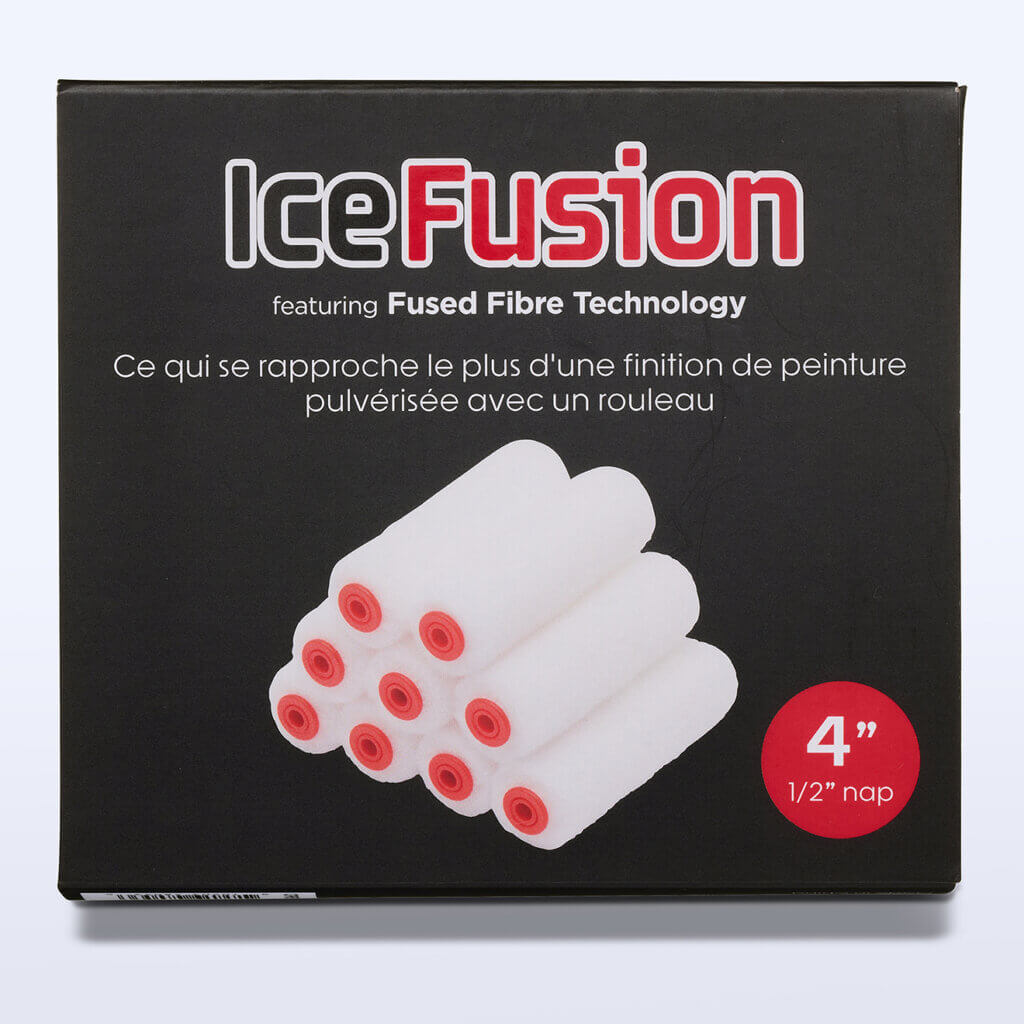 9pc Ice Cube 4″ Ice Fusion Roller Covers 1/2″ nap