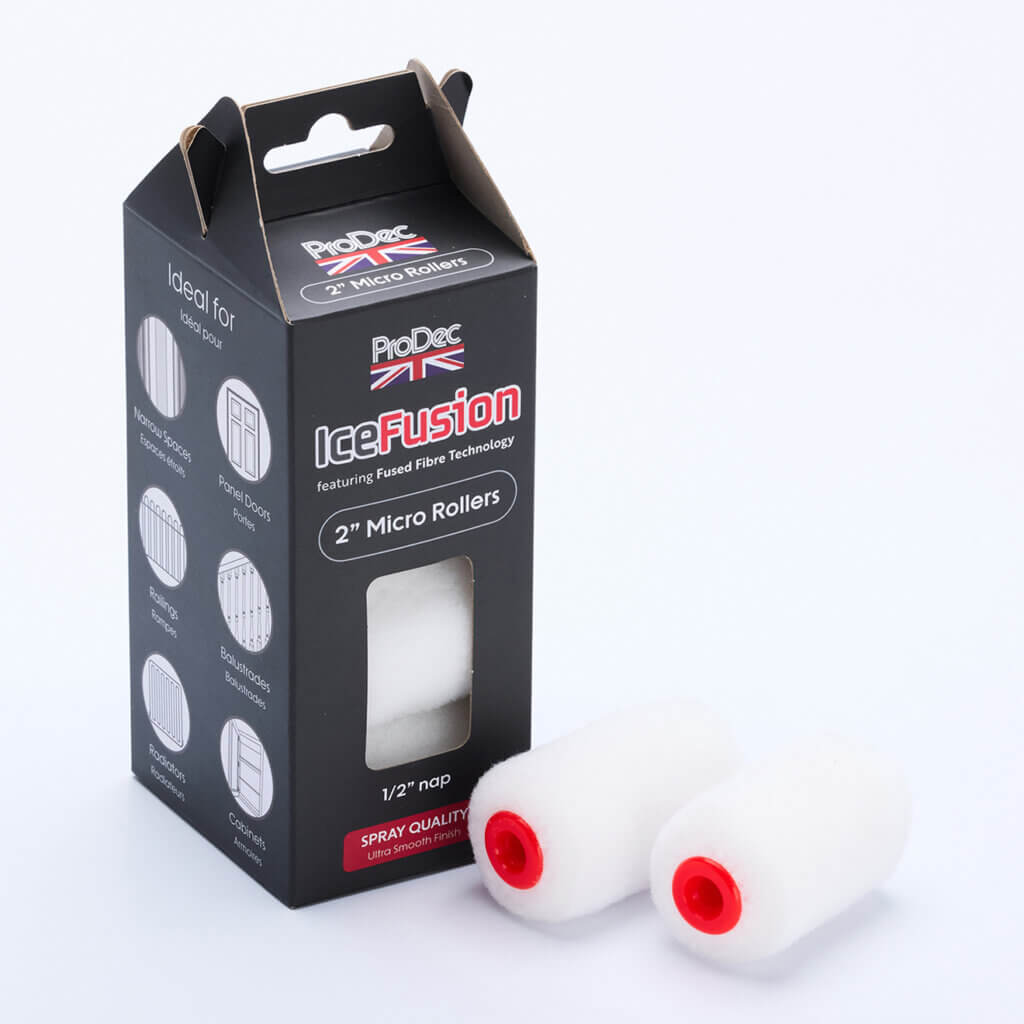 8pk 2″ Ice Fusion Micro Roller Covers 1/2″ nap